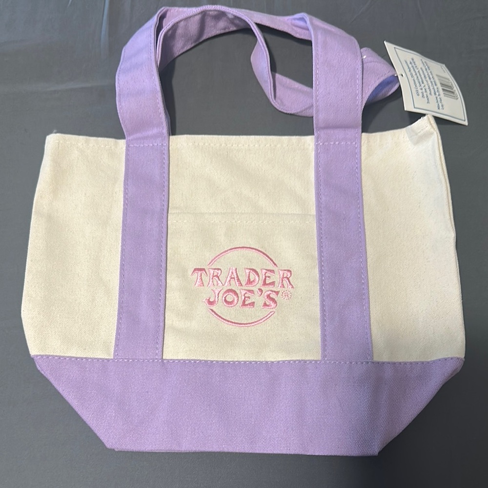 Trader Joe’s Pastel Mini Totes (Green and Purple)
